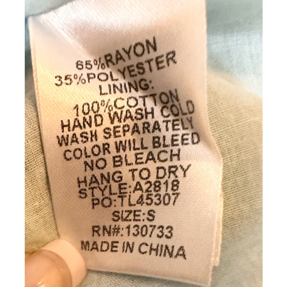 Umgee Meet Me in Paradise dress in Blue size Small - Picture 7 of 7